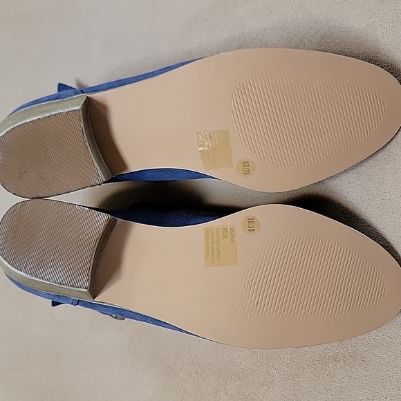 Sole Society Blue Suede Women's Ankle Boots Size 8 EUC - Picture 6 of 7